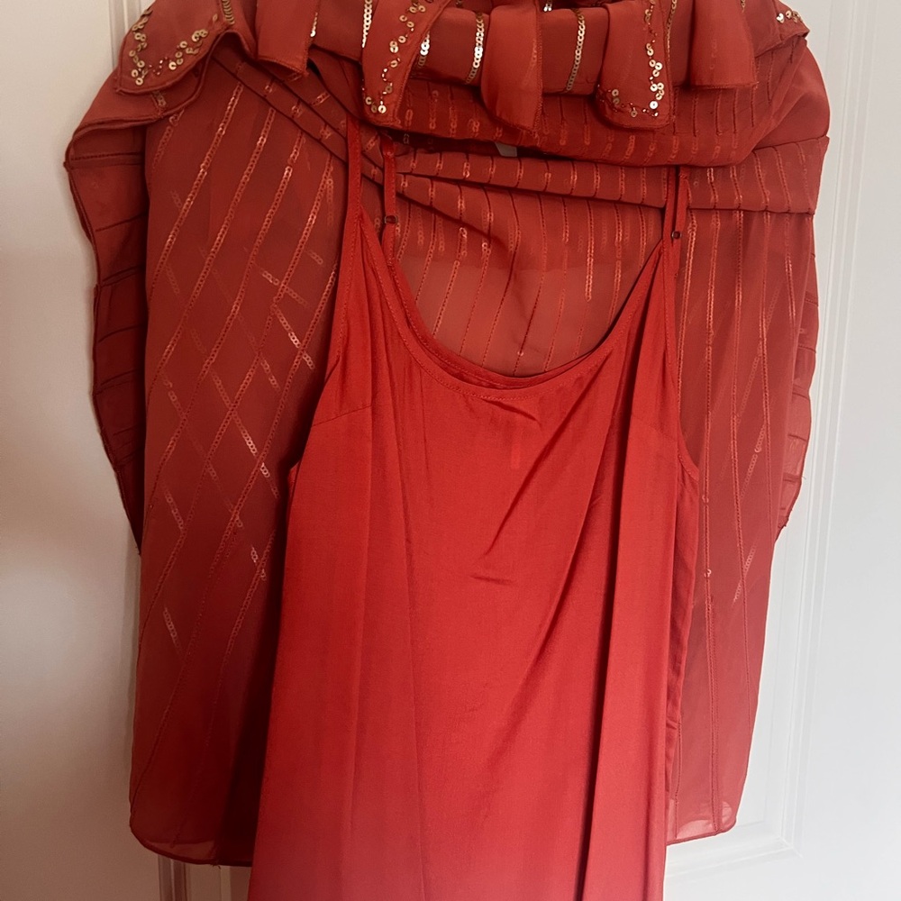 Free People Pink Sundress with Raglan Sleeves and Crew Neck - Picture 6 of 6